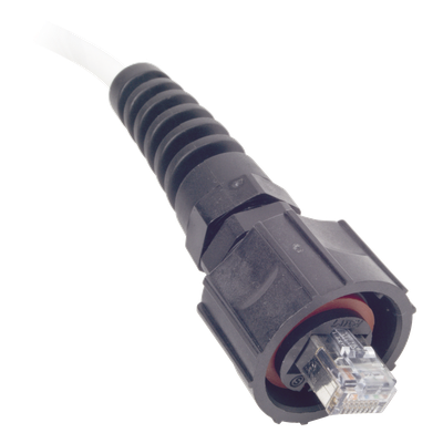 XC6A-S05-B05 - Patch Cord Industrial Blindado / Cat6A S/FTP / IP66/IP67 / CM/LS0H / 1.5 m (5 ft)