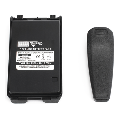 TXBP298 - Batería Li-Ion / 2500 mAh / Sin Efecto Memoria / Baja Autodescarga / Clip Integrado