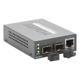 GT-1205A - PLANET GT-1205A convertidor de medio 1000 Mbit/s Negro