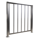 XD-100-MC - Puerta de Medio Cuerpo / Acero Inoxidable / 100 cm (3.3 ft) Ancho / 90 cm (2.9 ft) Alto / Control de Acceso