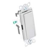 CA1PSGRS - Lutron Electronics Interruptor de Pared / Un Polo / Paleta Grande CA1PSGRS