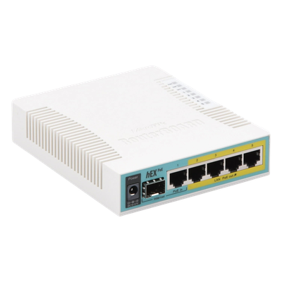 RB960PGS - Mikrotik hEX PoE router Blanco