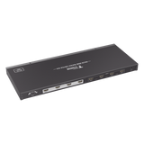 TT-414-V2.0 - MATRICIAL 4 x 4 / 4 Entradas y 4 Salidas en HDMI /  4K × 2K @ 60Hz / 18Gbps / HDMI 2.0 / HDCP 2.2 / 3D / Conmutación por Botón, RS232 o Control Remoto / IDEAL PARA CENTROS DE MONITOREO, COMPARACION Y ANALISIS.