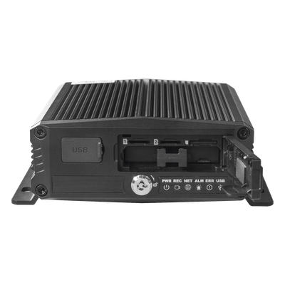XMRM1N20 - DVR Móvil / 6 Canales / 4 AHD + 2 IP / H.265 / IA Embebida ADAS+DSM / 4G-GPS-Wi-Fi / Almacenamiento 3 TB / SD 1 TB + SSD M.2 2 TB