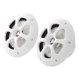 KFC-1613MRW - Par de altavoces fabricado en grado marinos en color blanco de 6.5"  de 100 W de entrada máxima