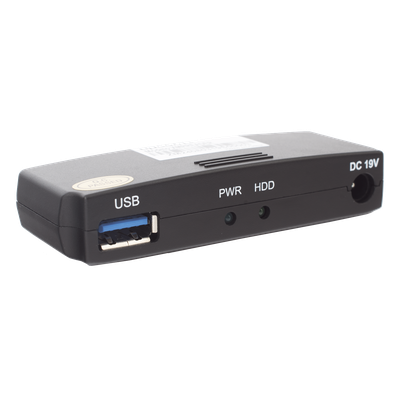 XMRREADER - Lector Externo de Disco Duro / USB 3.0 200 Mbps / USB 2.0 40 Mbps / Aluminio / -10°C a 70°C / 12VDC 1A