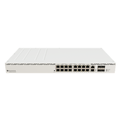 CRS320-8P-8B-4S+RM - CRS320-8P-8B-4S+RM, Switch PoE CPU 800Mhz, RAM 256 MB, 17xGigaEth, 8xPoE, 8xPoE++, 4 SPF+ 10GEth, RouterOS L5 v7