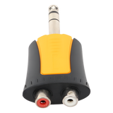 MP3-2RF - Seetronic Adaptador de Audio Estéreo / Plug 1/4" (6.3 mm) a 2 x RCA Hembra / Carcasa Plástica