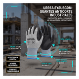 SYS-USGDM - Urrea Guante de protección industrial / Supraneema / Recubrimiento nitrilo espumoso SYS-USGDM