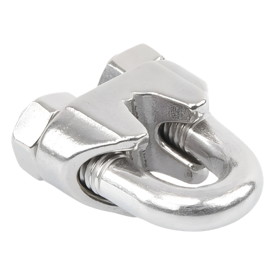 NUDO-14M-JSS - Syscom Tensor de acero forjado / Gancho-argolla / 3/8" x 6" NUDO-14M-JSS