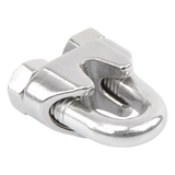 NUDO-14M-JSS - Syscom Tensor de acero forjado / Gancho-argolla / 3/8" x 6" NUDO-14M-JSS