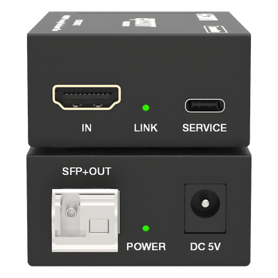 EPC-EF03HD - Extensor HDMI sobre Fibra Óptica | Resolución 4K2K@60Hz | Monomodo | 4:4:4 | Ancho de Banda 18 Gbps | Distancia hasta 10 km | HDCP 2.2 | HDR10+ Dolby Vision | Audio 7.1CH