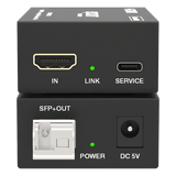EPC-EF03HD - Extensor HDMI sobre Fibra Óptica | Resolución 4K2K@60Hz | Monomodo | 4:4:4 | Ancho de Banda 18 Gbps | Distancia hasta 10 km | HDCP 2.2 | HDR10+ Dolby Vision | Audio 7.1CH