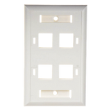 LP-FP-24 - Linkedpro By Epcom Placa de Pared Keystone / 4 Puertos / Espacio para Etiqueta LP-FP-24