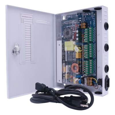 XP18DC20HD - Fuente de Poder CCTV / 18 Canales / 20 A / 200 W / Voltaje Ajustable 11-15 VCC / Filtro de Ruido por Canal / Operación -20°C a 70°C
