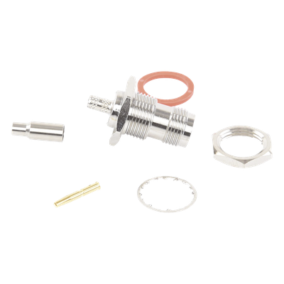 RFT-1212-B - Rf Industries,Ltd Conector TNC Hembra / Montaje Chasis Tipo D Plano / Anillo Plegable