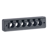 CEST2-A6 - Panduit Pasacables de 6 Orificios en Línea 4.41" X 0.67" IP65, para Cables Terminados, Color