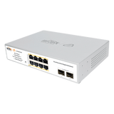 WI-PCES310GF - Switch PoE Administrable / 8 Puertos Gigabit PoE af/at / 2 x SFP Gigabit / Presupuesto PoE 120 W / Administración Cloud