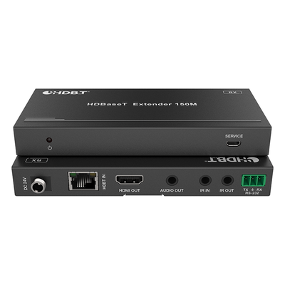EPP-SPB14H150 - Splitter HDMI HDBaseT / 1x4 Distribución / 4K@60Hz 4:4:4 / Alcance 120 m (393.7 ft) en 4K / 150 m (492.1 ft) en 1080p / PoC / Audio Extraíble / EDID Avanzado / IR y RS232