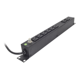 HTCM-1U - LinkedPRO HTCM-1U unidad de distribución de energía (PDU) 8 salidas AC Negro