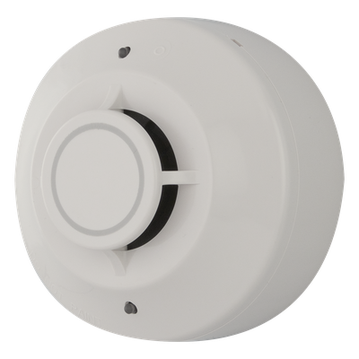W-H355R - Detector de calor inalámbrico / Termovelocimétrico + fijo 135 °F (57 °C) / Tasa 15 °F/min / Red mallada 902-928 MHz / Base incluida