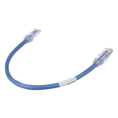 UTPSP1BUY - Cable de Parcheo UTP Cat6 / 24 AWG / CM / 0.3 m (1 ft) / Azul