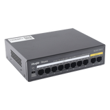 RG-ES110F-P - Ruijie Switch PoE+ no administrable / 8 puertos PoE+ 10/100 / 2 uplinks 10/100 RG-ES110F-P