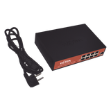 WI-PMS310GF-ALIEN - Switch Administrable PoE / 8 Puertos Gigabit / 2 SFP / 150W / 20Gbps / 6kV Protección Rayos / Fanless / -10 a 55°C / 0.71 x 0.46 x 0.18 pies