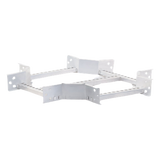 CHXE8R8X12AK - Charofil Derivación "X" Horizontal de Aluminio Perfil Z / Peralte 3 1/4" / Ancho 12"/ Radio 8"