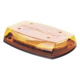 X5545-A - Mini Barra de Luces LED / Ámbar / 4 Módulos 6 LED / 35 Patrones / IP65 / 12-24 VCC / Montaje Permanente