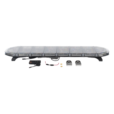 X87AW - Barra de Luces LED / 47" (120 cm) / 112 LED / 18 Módulos / 45 Patrones / 12 VCC / Ámbar-Blanco