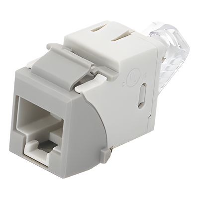 U5-K04NS - Jack Keystone / Cat5e UTP / RJ45 / T568A-B / -10 a 60°C / Color Gris