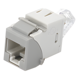 U5-K04NS - Jack Keystone / Cat5e UTP / RJ45 / T568A-B / -10 a 60°C / Color Gris