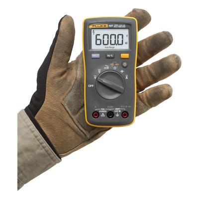FLUKE-107ESP - Multímetro Digital Compacto / 6000 Cuentas LED / CAT III 600 V FLUKE-107ESP