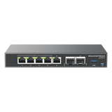 GCC6010 - Grandstream Networks GCC6010 dispositivo de redes Gigabit Ethernet (10/100/1000) Energía sobre Ethernet (PoE) Negro, Plata