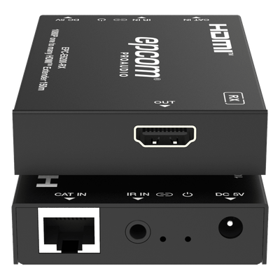 EPC-E6200 - Extensor HDMI™ Sobre IP | Codificador Y Decodificador | 150m Por Cable CAT6 | Compatible Con Red Gigabit | Video Full HD | Compresión EZCast | Control IR Unidireccional