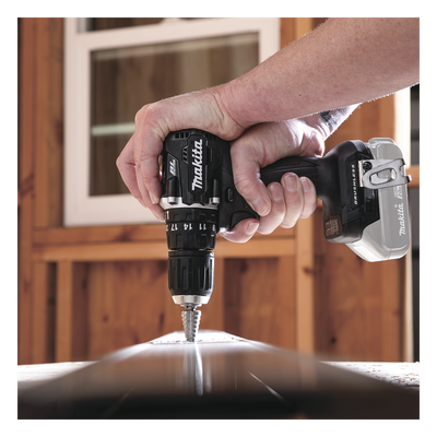 DHP-487-YX-2B - Makita Rotomartillo/Taladro Inalámbrico SIN CARBONES, Broquero de 1/2", 1,700 RPM, 18VâŽ“