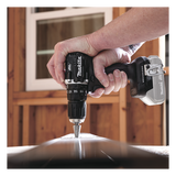 DHP-487-YX-2B - Makita Rotomartillo/Taladro Inalámbrico SIN CARBONES, Broquero de 1/2", 1,700 RPM, 18VâŽ“