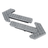 X602F - Flecha Directora de Tráfico LED / 24 Pulgadas / 240 LED / Color Ámbar / 35 Patrones de Destello / 12-24 VCC / -30°C a +50°C