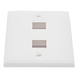 LP-FP-17 - Linkedpro By Epcom Placa de Pared / 2 Puertos Keystone / Montaje Vertical LP-FP-17