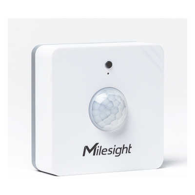 WS202915M - Sensor de Ocupación LoRaWAN / Detección PIR y Luz / 120° x 100° / Alcance 8 m (26.2 ft) / 1-60000 Lux / Alcance RF 15 km (9.3 mi)