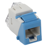 U6-K06NS - Jack Keystone Cat6 / UTP / Terminación 110 / Color Azul / -10 a 60°C / UL 94 V-0