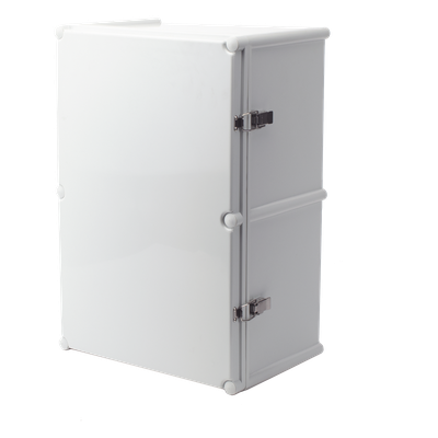 TXG-02-35JK - Gabinete Plástico para Exterior / IP65 / 560 x 380 x 265 mm / ABS / -20 a 60°C / Cierre por Broche