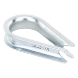 CUELLO-14LS - Surtek Guardacabos/cuello 1/4" acero con electro galvanizado. CUELLO-14LS