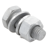 TORN-1/2X11/2 - Tornillo estructural / Grado A325 / 1/2 x 1-1/2 pulg / Cabeza hexagonal / Tuerca plana / Galvanizado