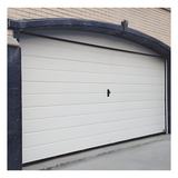 GARAGE-167 - Accesspro Puerta de Garage de Alta Calidad / Linea Central / Color Blanco 16X7 pies, AISLADA