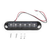 XLT1835R - Luz Auxiliar Ultra Brillante / IP67 / 6 LEDs 3W / 12 Patrones / 142.6×36×14 mm / 0.47×0.12×0.05 ft