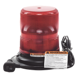 X-7970R-VM - Baliza LED de Advertencia / SAE Clase I / 12-24 VDC / 11 Patrones de Destello / Montaje Magnético / 7" de Altura