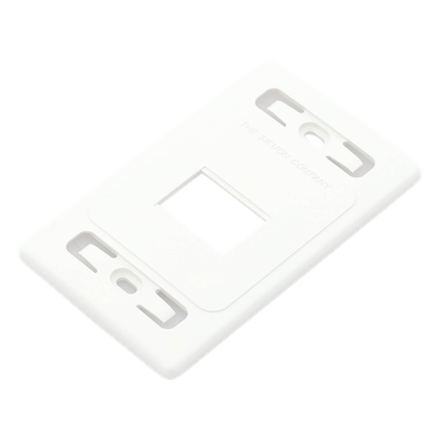 MX-FP-S-02-02B - Siemon Placa de Pared Modular / 2 Salidas / Blanco MX-FP-S-02-02B