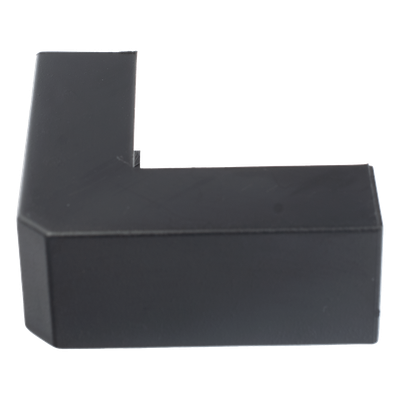 TMK-1720-EE-N - Esquinero Exterior / PVC Autoxtinguible / Negro / Para Canaleta TMK-1720-N-CC